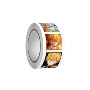 Bandai | 500PCS "Demon Slayer" (Giyu Tomioka & Zenitsu Agatsuma) Sticker Roll — Ideal for Planners Phone Cases and DIY Decoration
