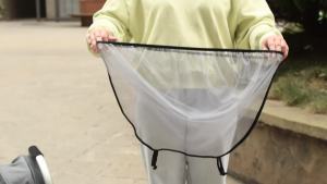 Mosquito Net for Baby Car Seats – Infant Car Seat Insect Mesh Net with Zipper - Universal Fit Premium Quality: Machine Washable - Gray