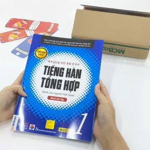 Sách - Tiếng Hàn tổng hợp dành cho người Việt Nam - sách bài tập sơ cấp 1 - McBooks