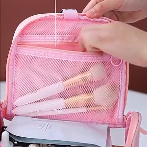 FR-T52 Tas Kosmetik Washbag Transparan Portable Multifungsi / Tas Make Up Transparan Waterproof