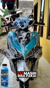 Allmera RevWash Shampo Mobil/Motor Membersihkan Mengkilatkan & Wangi Harum Yang Tahan Lama Shampo Motor/Mobil Premium Snow Wash Sabun Motor/Mobil Mencuci Tanpa Ribet