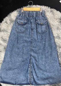 ROK JEANS ANAK POCKET USIA 6-12thn