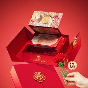 LORiCA | Creative Folding Gift Envelope Red Pocket