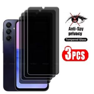 3Pcs Anti-Spy Privacy Glass For Samsung Galaxy A23 A33 A53 A73 F23 M13 M33 M53 4G 5G A04 A04E A04S M04 A13 M23 Screen Protector