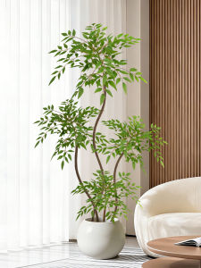 High-end Luxury Imitation Nandina Living Room Decorative Floor Plant