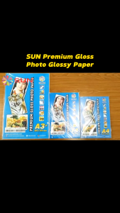 Kertas Foto Folio F4 SUN Premium Photo Paper Glossy Folio 140 Gram / 240 Gram