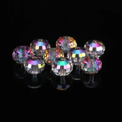 Hạt Pha Lê Áo 6mm/8mm 96 Mặt Tròn Rời Dùng Làm Phụ Kiện Trang Sức Phụ Kiện Thời Trang