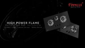 Firenzzi 11.5kW Flexi Built-in Size Gas Hob FGH-3139 with Lifetime Warranty on the Glass Panel (T&C Apply)