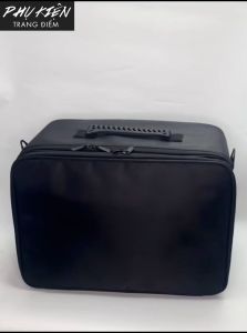 Cốp Da Đựng Đồ Trang Điểm Lòng Sâu Có Khay Đựng Chuyên Nghiệp - Cốp Đựng Mỹ Phẩm Có Dây Đeo Cao Cấp Chắc Chắn - T102