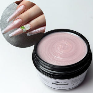 Jillnails 50g Glitter Shimmer Gel Builder เล็บประกาย Glitter Nail Builder เจลสําหรับต่อเล็บ