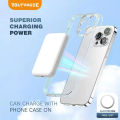 VoltVogue Magnetic Powerbank 10000mAh Portable Wireless 15W Power Bank Fast Charging PD 20W Wired Mini Pocket Magnetic Power bank Back Up Charger For iPhone For Type C Android. 