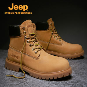 Jeep | Jeep High-Top Mens Waterproof Outdoor Camping Boots Anti-Slip Wear-Resistant Breathable Supportive Lightweight Rubber Sole