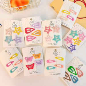 Cute Star Shaped Baby Girl Hair Clips Small BB Hair Grips Childrens Fashion Korean Style Hair Accessories Baby Hair Decorations