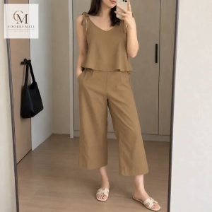 V-NECK CASUAL SLEEVELESS DUO