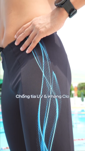[TẶNG MŨ BƠI]Quần bơi thể thao nam Splice Jammer 9inch bền bỉ nhanh khô chống bám nước chống UV - Coolmate
