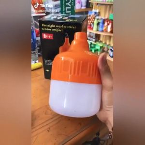 Bóng đèn Led tích điện siêu sáng 80W 150W 200W 300W có móc treo tiện lợi  Đèn led sạc tích điện đa năng