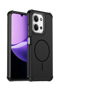 For Magsafe Magnetic Rugged Armor Phone Case For Xiaomi Redmi note 15 Pro+ 5G 15C 4G Heavy Duty Shockproof Protective Cover