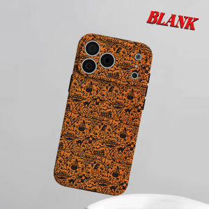 Vintage Halloween Damask Phone Case for iPhone 18 17 16 15 14 13 12 11 Air Pro Max Plus Double-layer Cover