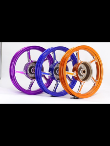 MUTAKIN 511 CNC Mags For Honda Click125/150 24T Front Disc 4 Holes Rear Drum 1.4X1.6X17
