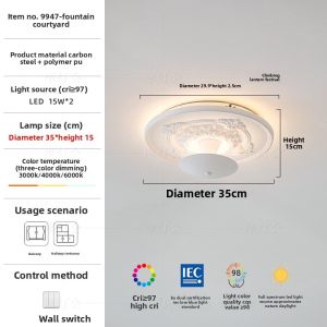 FANCY LAMP CLUB | Creative Retro Artistic Ceiling Light for Bedroom