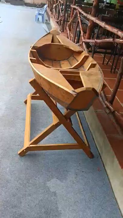 Thuyền gỗ bày hải sản ,trái cây ,cắm hoa ,Xuồng ba lá nam bộ trồng sen ...