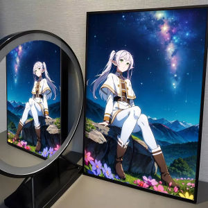 Bandai | Oil Painting Anime F-Frieren Character By Numbers Modern Wall Decor for Living Room Bedroom Home Decor Gift No Frame