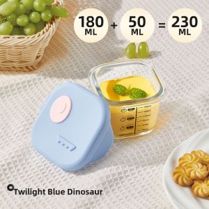 Usbettas | Portable Glass Sterilizable Baby Food Bowl