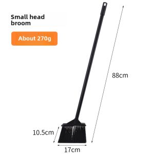 Narrow Head Gap Small Broom Indoor Outdoor Yard Elastic Silk Broom Household Sweeping Broom Garbage Shovel Dustpan