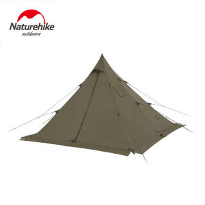 Naturehike Flame-retardant Pyramid khemah 2-orang Camping luaran kalis air Teepee khemah perkhemahan luar memasak berkelah khemah Shelter