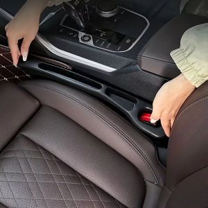 Car Seat Gap Filler Organizer Pu Waterproof Car Seat Gap Plug Strip with 2 Grooves Seat Gap Storage Auto Interior Accessorie 2pc