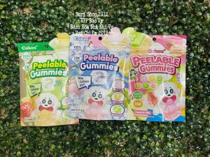 Cokoc bịch 60gr kẹo dẻo bóc vỏ nhân hình thú 3D dễ thương chính hãng ( kẹo dẻo dai vị chua chua của trái cây nhiệt đới ăn rất cuốn )