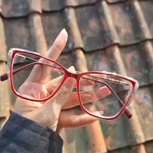 Kacamata Lensa Photocromic Anti Radiasi Wanita Pria PH06 Kacamata Bingkai Kotak Anti UV 2 In 1