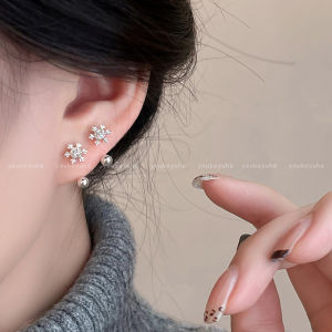 Atmospheric Snowflake Hook Earrings: A Unique & Elegant Choice