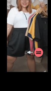 Shanaia: Plus Size Zipper Full Length Blouse fits 2XL-Semi 5XL