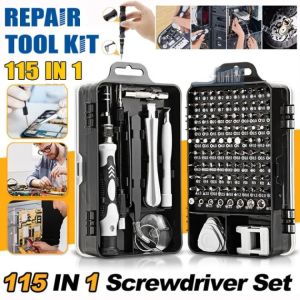 Unicorn 115 in 1 Screwdriver Set Multi-function Magnetic Precision Screwdriver Set tools set with box for Computer/Watch/Mobile Phone Disassemble tools set original heavy duty