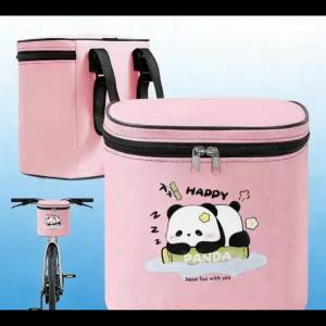 Electric Bike and Bicycle Front Storage Bag Folding Handlebar Storage Basket Large Capacity Storage Device