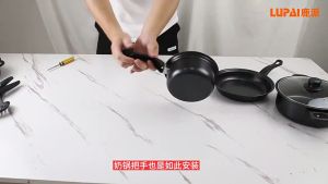 Panci Set Wokpan Cookware Wajan Anti Lengket Frypan Kitchenware Peralatan Masak wajan Penggorengan