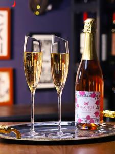 BANGBEBE | High-end Crystal Glass Champagne Flutes Pair Set