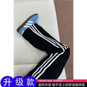 Cleanfit Mens Sporty Striped Casual Pants Straight Leg Running Fitness Long Trousers American High Street Style Early Autumn