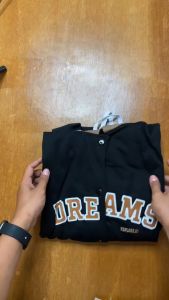 M-XXL Jaket Baseball Hoodie Overisze Wanita-Dreams Bisbol-Dewasa Anak-Jaket Baseball Korea-Sweater