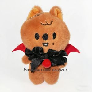 ตุ๊กตาสเตรย์คิดส์ขนาด 10 ซม. ของเล่นตุ๊กตาขนนุ่ม ฮาโลวีน ปีศาจตลก ปีกสีแดง ชุด SKZOO ตุ๊กตาสัตว์ กระเป๋าเป้ จี้ห้อยคอ ของขวัญส่วนตัว