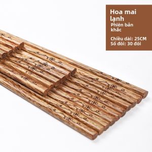 MONLEYTA | Thìa gỗ cánh gà chống trượt chống thiu gỗ nguyên khối không sơn không cera gỗ đỏ Mahogany dùng trong gia đình