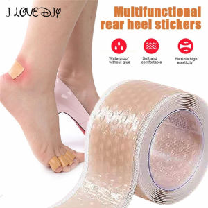 100cm Women Gel Heel Protector Foot Patches Adhesive Blister Pads Heel Liner Shoes Stickers Pain Relief Plaster Foot Care Cushion Grip