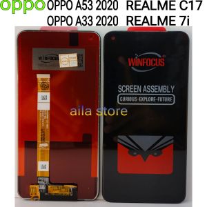 LCD TOUCHSCREEN OPPO A53 2020/A33 2020/REALME C17/REALME 7i ORIGINAL WINFOCUS FULL SET