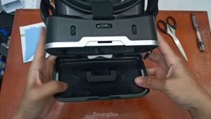 PENGIRIMAN CEPAT Shinecon 6.0 VR Box Virtual Reality Glasses dengan Headphone / vr box untuk semua hp 3d lengkap 1 set game video murah dan film / kacamata virtual 3d untuk hp reality untuk bioskop