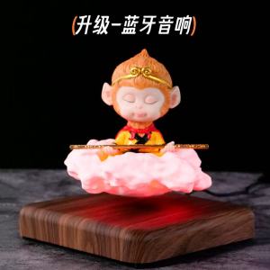 Magnetic Levitation Display Black Myth Monkey King Iron Man High-End Gift for Boyfriend Birthday Present Modern Simple Home Decor