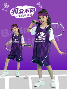 Kids Badminton Clothes Outfit Boys and Girls Customized Student Competition Sports Training Wear Table Tennis Volleyball Jersey Customized