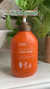 Sữa Tắm Thảo Dược Gừng Nghệ Cỏ Cây Hoa Lá 500g – Làm Sạch Sâu Ngừa Mụn Lưng Dưỡng Da Toàn Thân Tự Nhiên