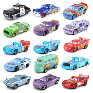 Takara Tomy | Cars 2 Cars 3 Doc Hudson Lightning McQueen Mack Sheriff Alloy Car 1:55 Metal Die Casting Model Cars Toys Racing Child Toys Gifts
