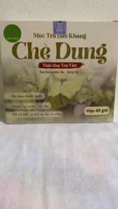 Chè dung (combo 2 hộp 40 gói/hộp) trà túi lọc chè dung Bảo Khang mát gan thanh lọc cơ thể đau dạ dày tá tràng giảm đau xương khớp
